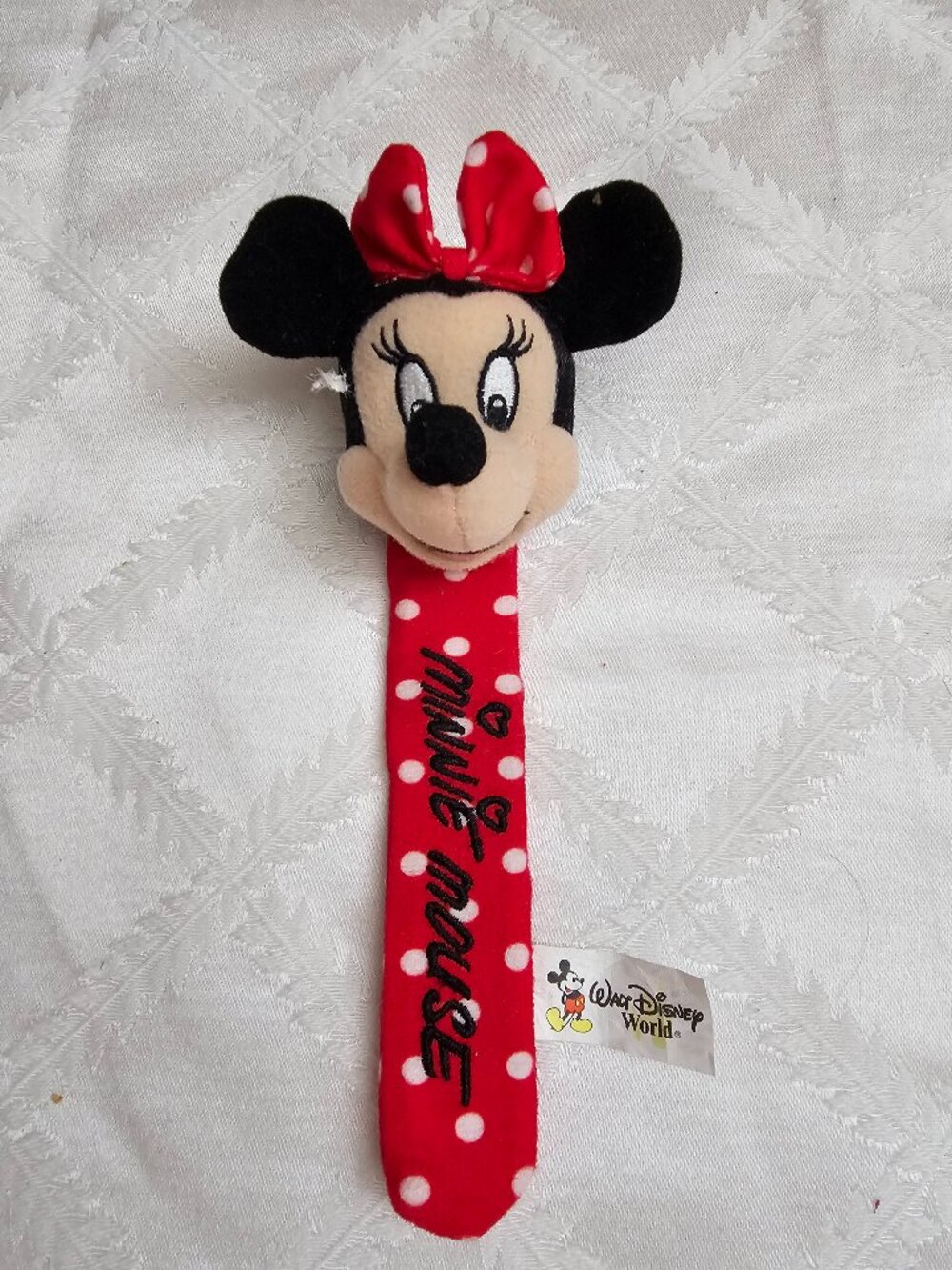 Minnie Mouse Plush Bookmark!  EUC!